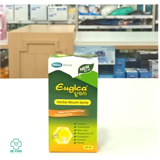 MEGA WE CARE EUGICA HERBAL MOUTH SPRAY ยูจิก้าเฮอร์เบิล เม้าท์ สเปรย์