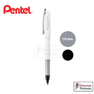 Pentel FLOATUNE 1.0 mm. ปากกาเจล หัวบอล 2 ลูกคู่ เขียนลื่น New Japanese Technology BY-110