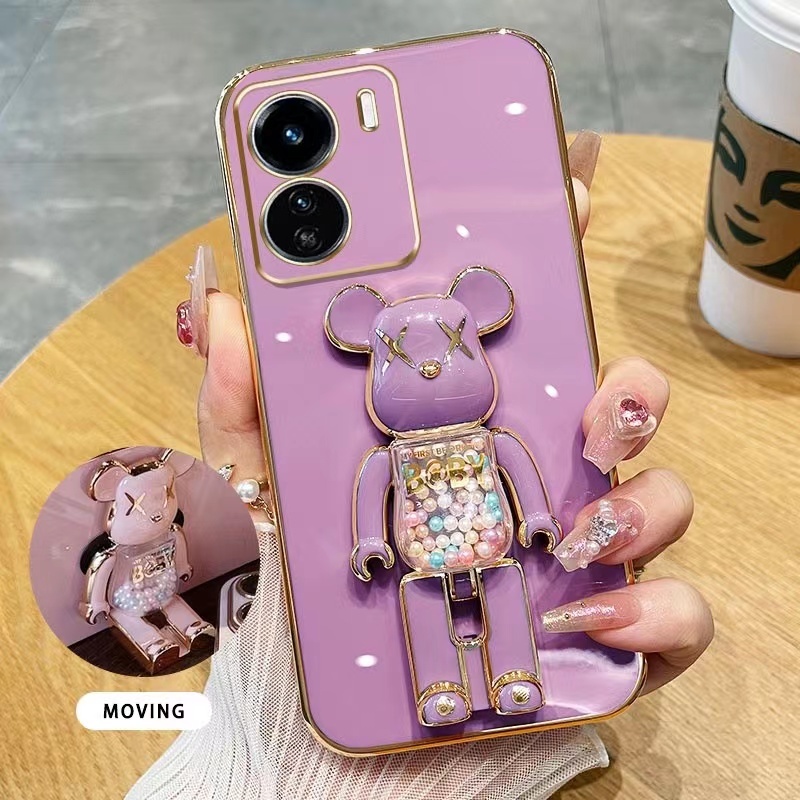 เคส ตรงรุ่น Redmi 13C เคสขอบตรง เคสหมี สำหรับ Xiaomi Redmi 13C / Poco C65 แบบนิ่ม TPU กันกระแทก