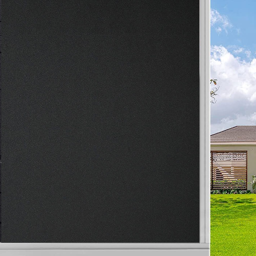 ฟิล์มฝ้าติดกระจก เห็น100% เพิ่มความเป็นส่วนตัว กันคนมอง100% แบบสุญญากาศ สติ๊กเกอร์ติดกระจกบ้าน ฟิล์มติดกระจกบ้าน - รูปที่ 3