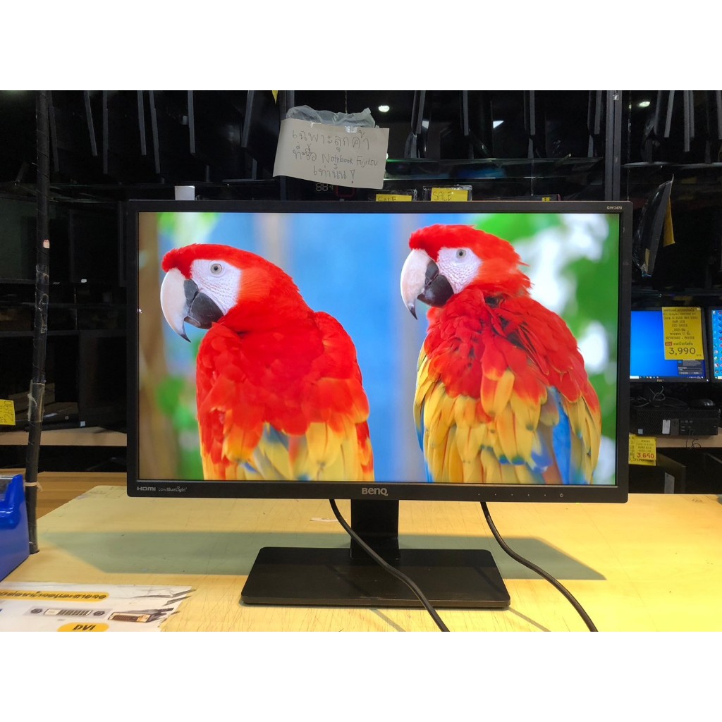 LED 24" BENQ รุ่น GW2470-T ช่องเสียบ HDMI + VGA + DVI