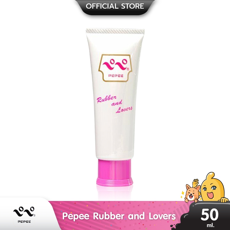 Pepee Rubber and Lovers เจลหล่อลื่นญี่ปุ่น สูตรน้ำแบบเย็นเนื้อเจลหนืดสูงสุด มีกลิ่นหอม บรรจุ 1 ชิ้น 