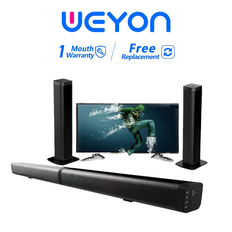 WEYON Sound Bar รองรับ Bluetooth Optical