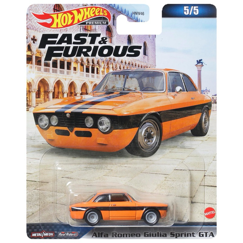 Hotwheels Premium | Alfa Romeo Giulia Sprint GTA (Fast&Furious) สเกล 1:64