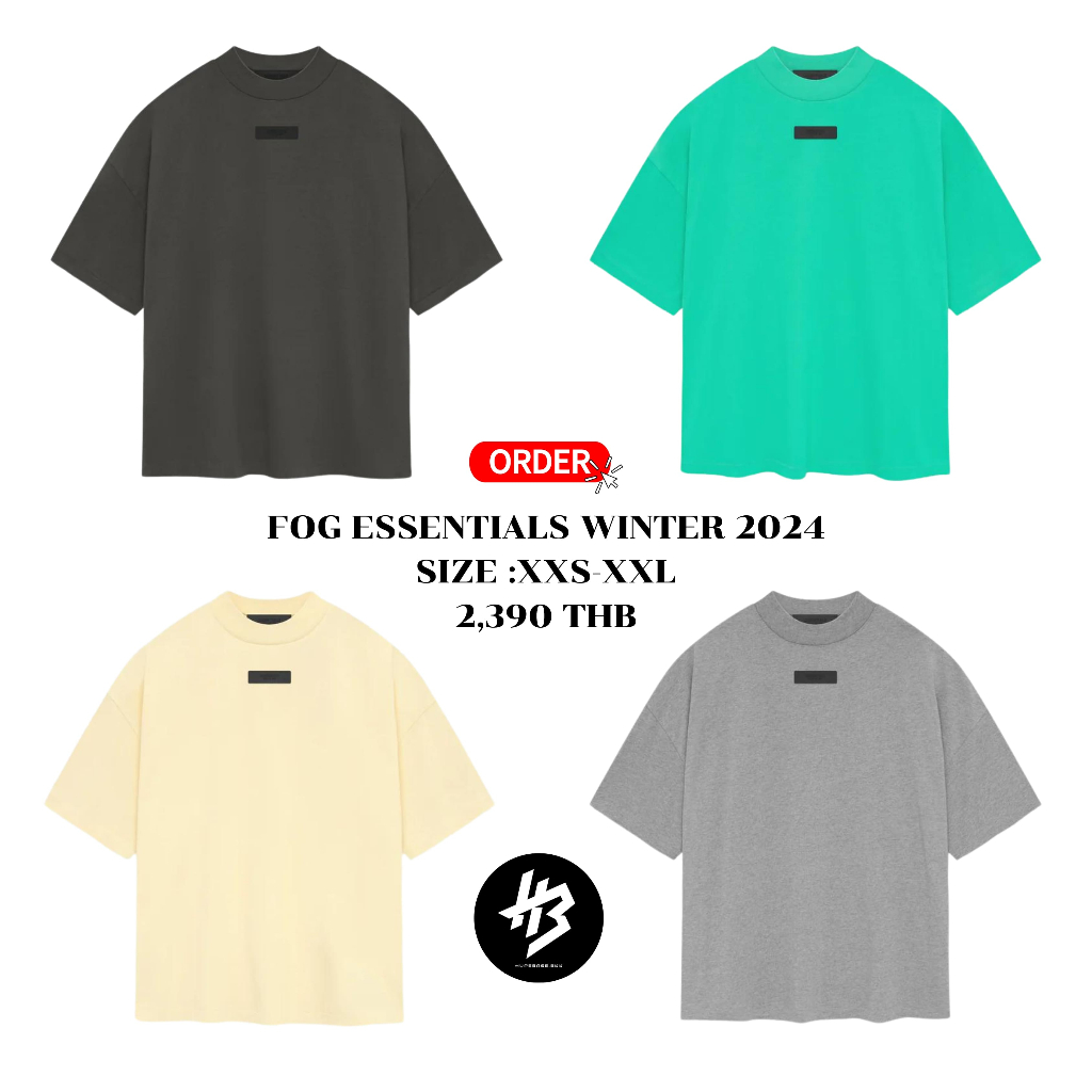 [ของแท้] FOG ESSENTIALS WINTER 2024 TEE พร้อมส่ง