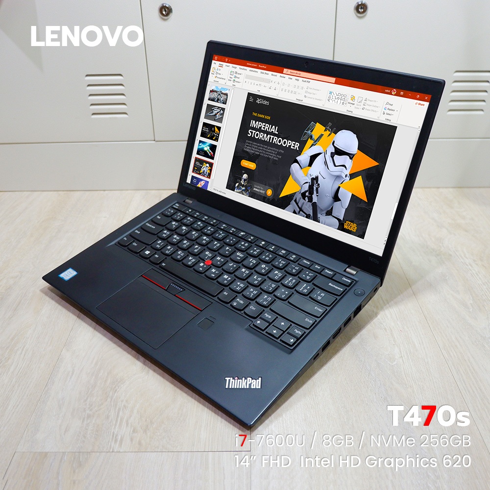 Thinkpad T470s / i7-7600U / 8GB / 14" FHD / Intel HD graphics 620