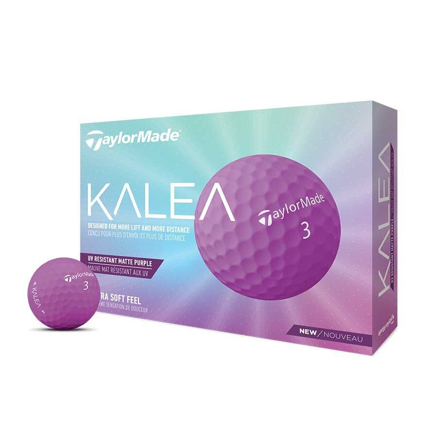 [11GOLF] ซื้อ 2 กล่อง แถมฟรี 1 กล่อง ลูกกอล์ฟ Taylormade KALEA PURPLE GOLF BALL รหัสสินค้า N76420-NS