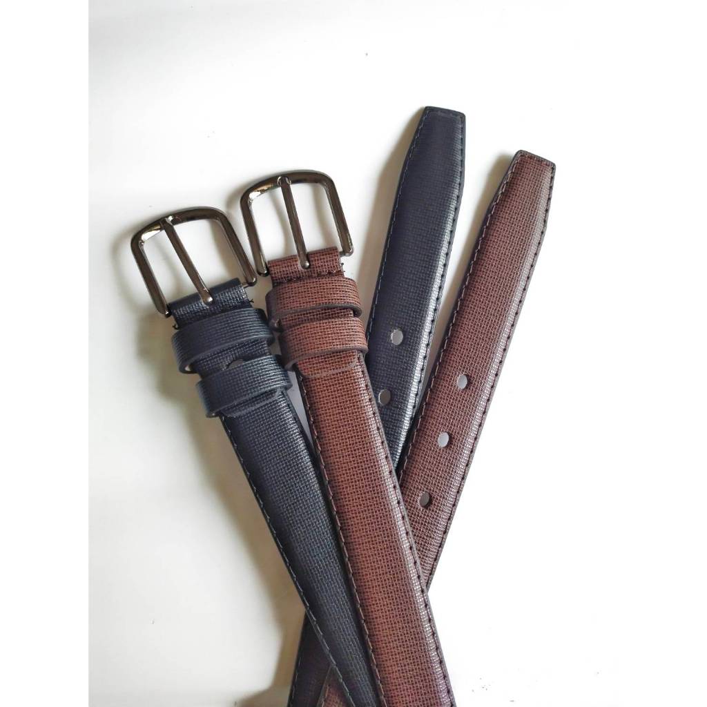 เข็มขัดผู้ชายเส้นเล็ก แบบหัวเจาะ ใส่ได้กับทุกการแต่งตัว (30357)