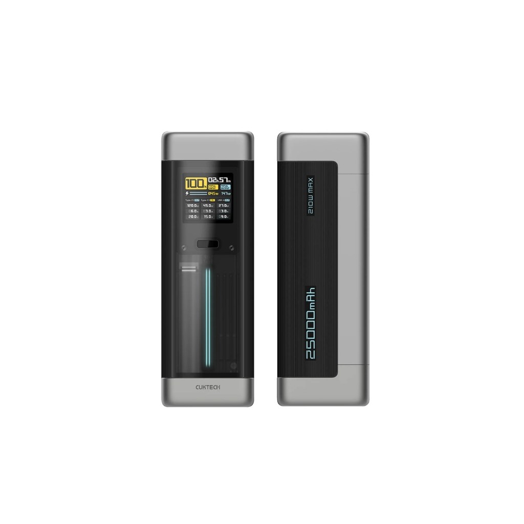 ZMI CUKTECH P23 Powerbank แบตสำรอง 25000mAh จ่ายไฟรวมกันสูงถึง 210W พอร์ตเดียวแรงสุด 140W