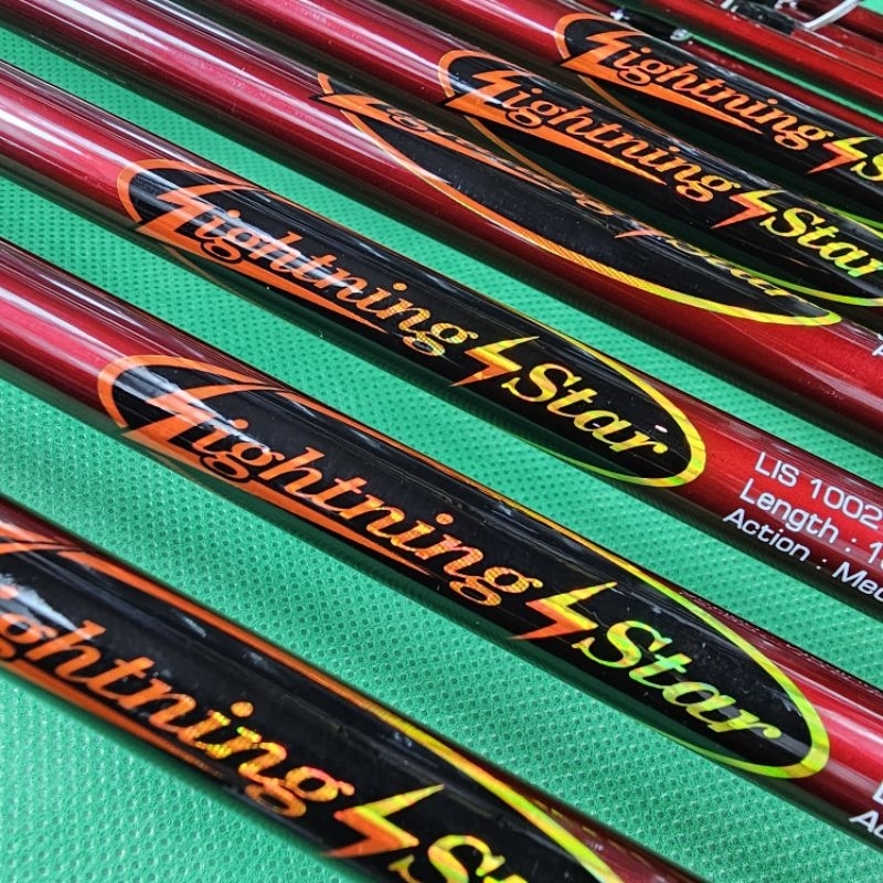 คันสปินนิ่ง เบิร์คเลย์ ไลท์นิ่งสตาร์ ❤️Berkley Lightning Star❤️LIS 1002 MHTH