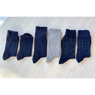 ถุงเท้าธุรกิจ ยาวครึ่งแข้งสีล้วนเท้าใหญ่ใส่ได้ เนื้อหนา สินค…