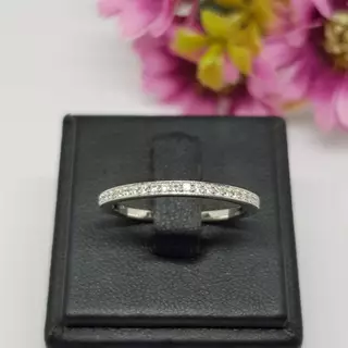 Memorine Jewelry แหวนเงินแท้ 925 ฝังเพชรสวิส (CZ) : ONLR766