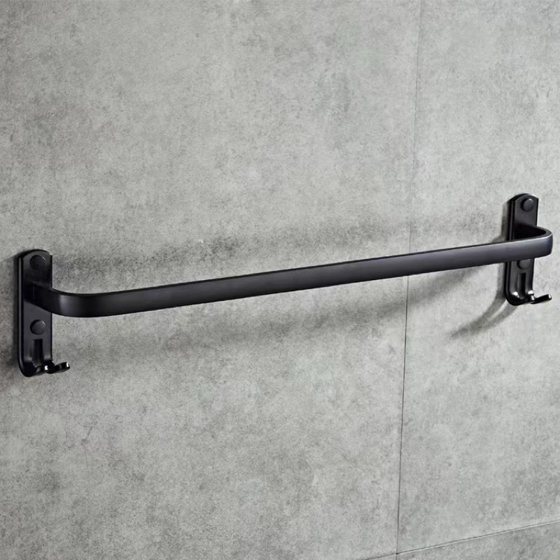 ราวแขวนผ้าขนหนู ราวเดี่ยว บาร์เดี่ยว ติดผนังในห้องน้ำ ขนาด 60cm