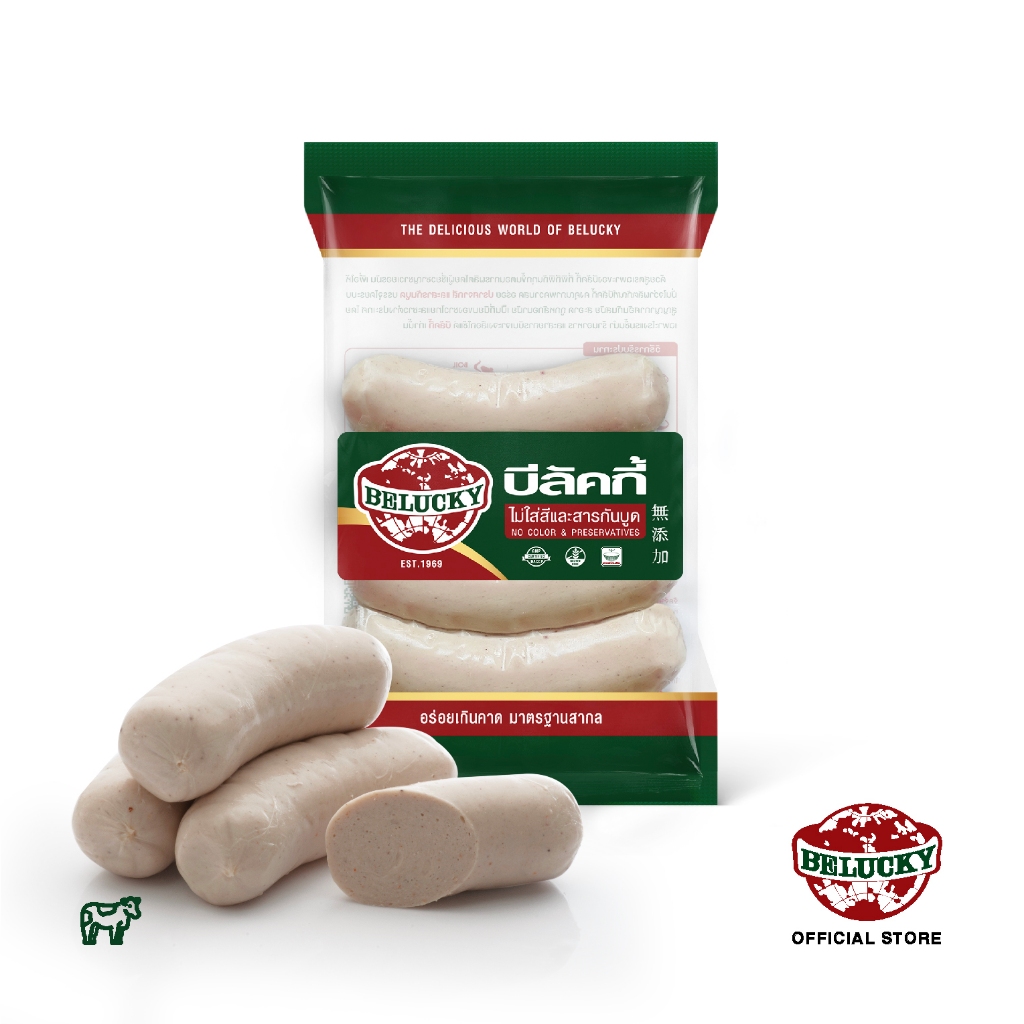 Belucky บีลัคกี้ Veal Sausage 4" วิล ซอสเซจ 4 นิ้ว (500g / 1,000g)