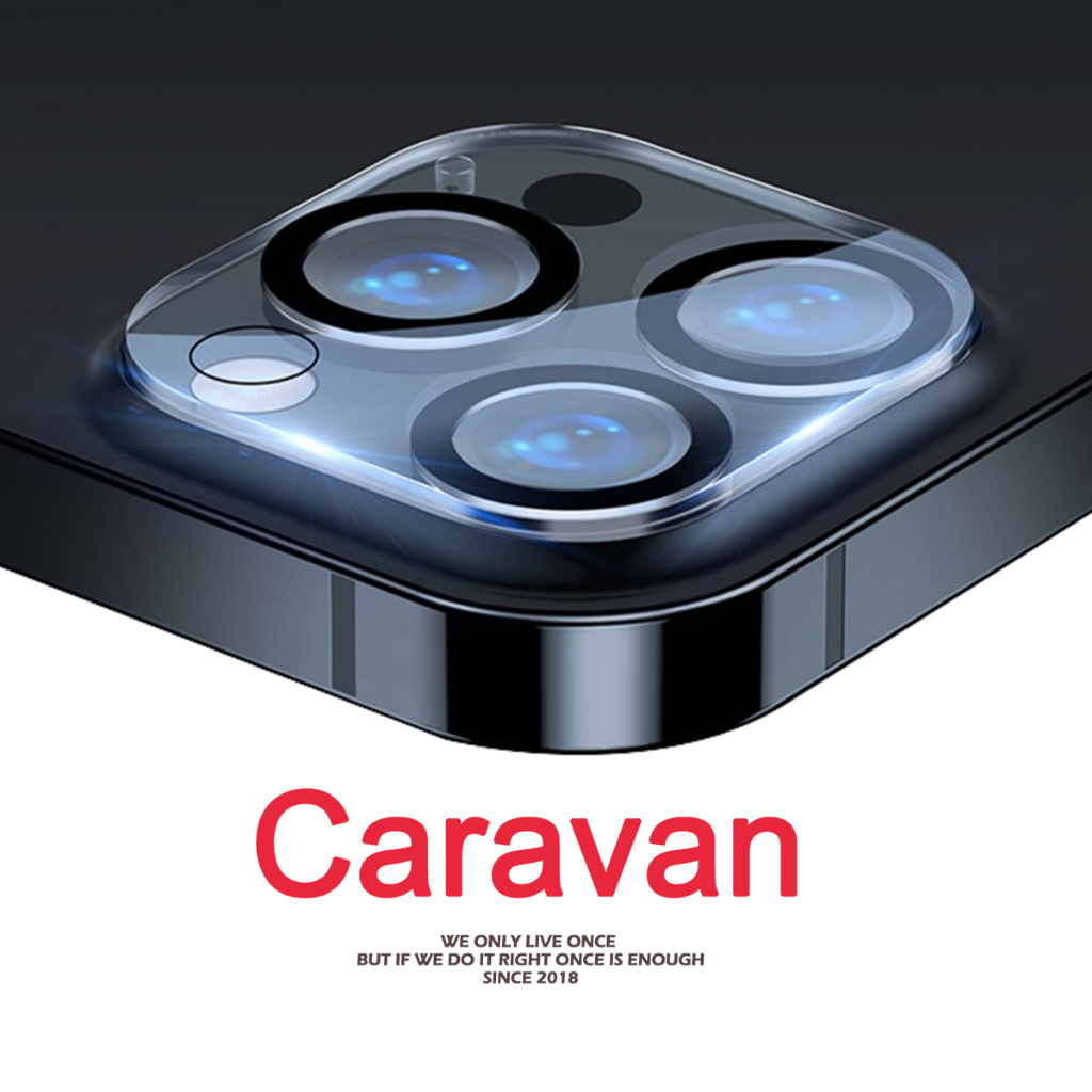 (2ชิ้น) ฟิล์มเลนส์กล้อง ไอโฟน 16 15 13 14 7 8 Plus X XS MAX 11 PRO MAX SE 2020 12 Mini Lens film Caravan Crew