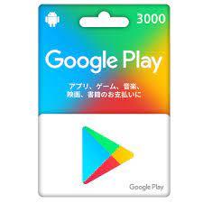 บัตร Google Play Gift Card Japan