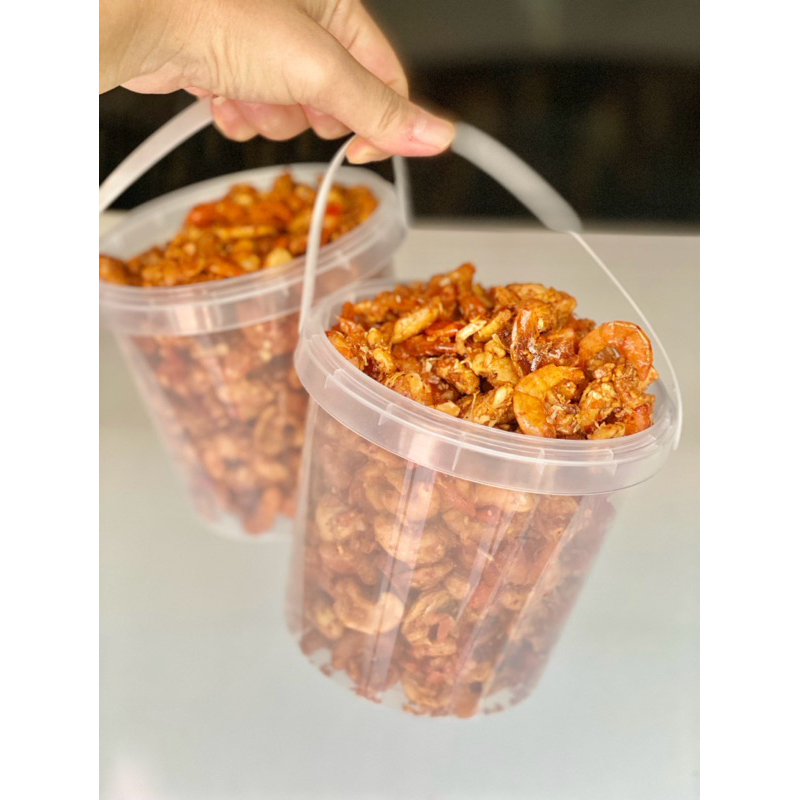 น้ำพริกกุ้งเสียบ(500กรัม) สูตรเกาะปันหยี เครื่องแน่น