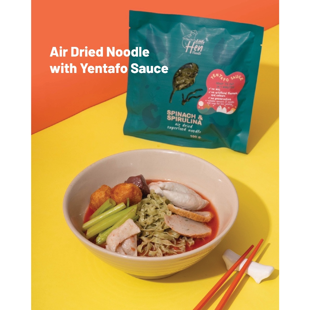 ใหม่! บะหมี่อบแห้ง พร้อมซอสเย็นตาโฟ (Yentafo Sauce) สูตรสุขภาพ