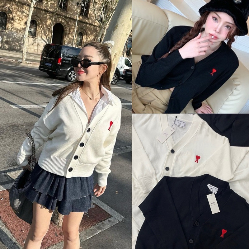 Am T-cardigan de coeur tee” cardigan สุดฮิต ตัวนี้พลาดไม่ได้เลยค้า สามารถใส่คลุม เป็นงานปัก