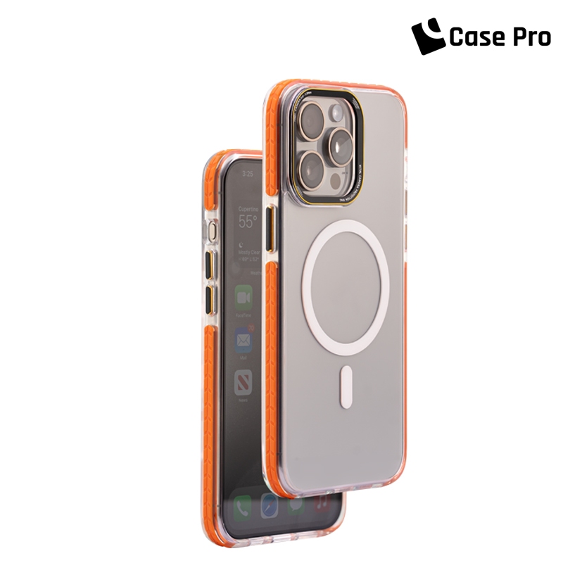 ( ซื้อ1แถม1 ) STRIPE MAGNETIC CASE สำหรับ iPhone 15 แบรนด์ Case Pro