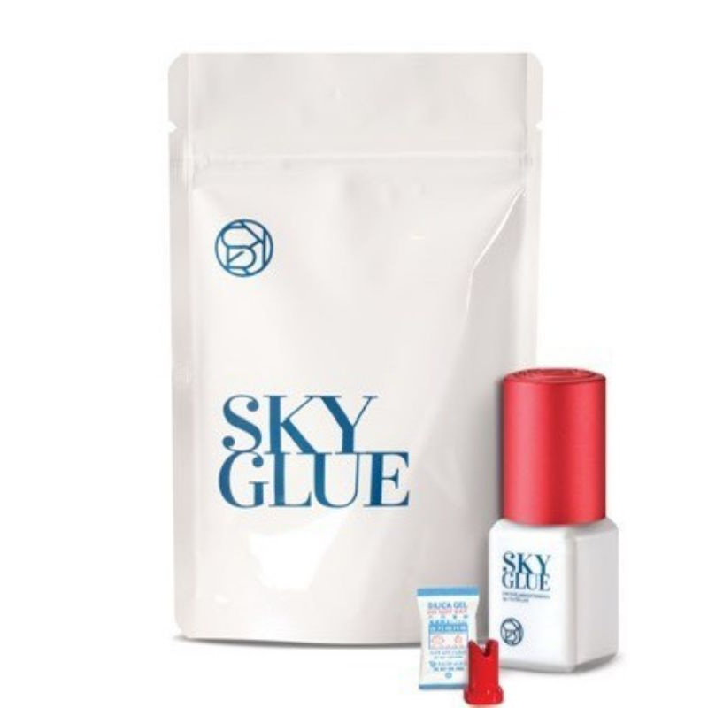 พร้อมส่งในไทย กาวต่อขนตาskyฝาแดงแพ็คเกจใหม่แห้งไว้1-2วินาทีติดทน5-6สัปดาผลิดวันที่2/12/23ค่ะ