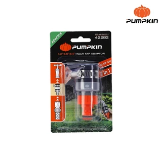 PUMPKIN ข้อต่อสวมก๊อกน้ำ ตัวผู้ ขนาด 1/2″-5/8″-3/4″ รุ่นหนาพิเศษ PTT-MCON2IN1 รหัส 42282