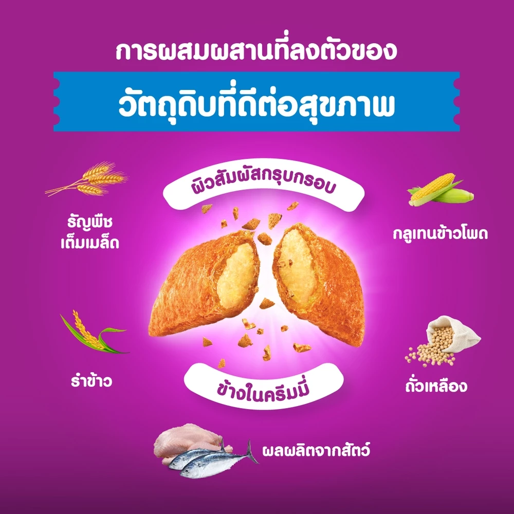 Whiskas Pockets อาหารแมวเม็ด 6.5-7 กก. thumbnail 9