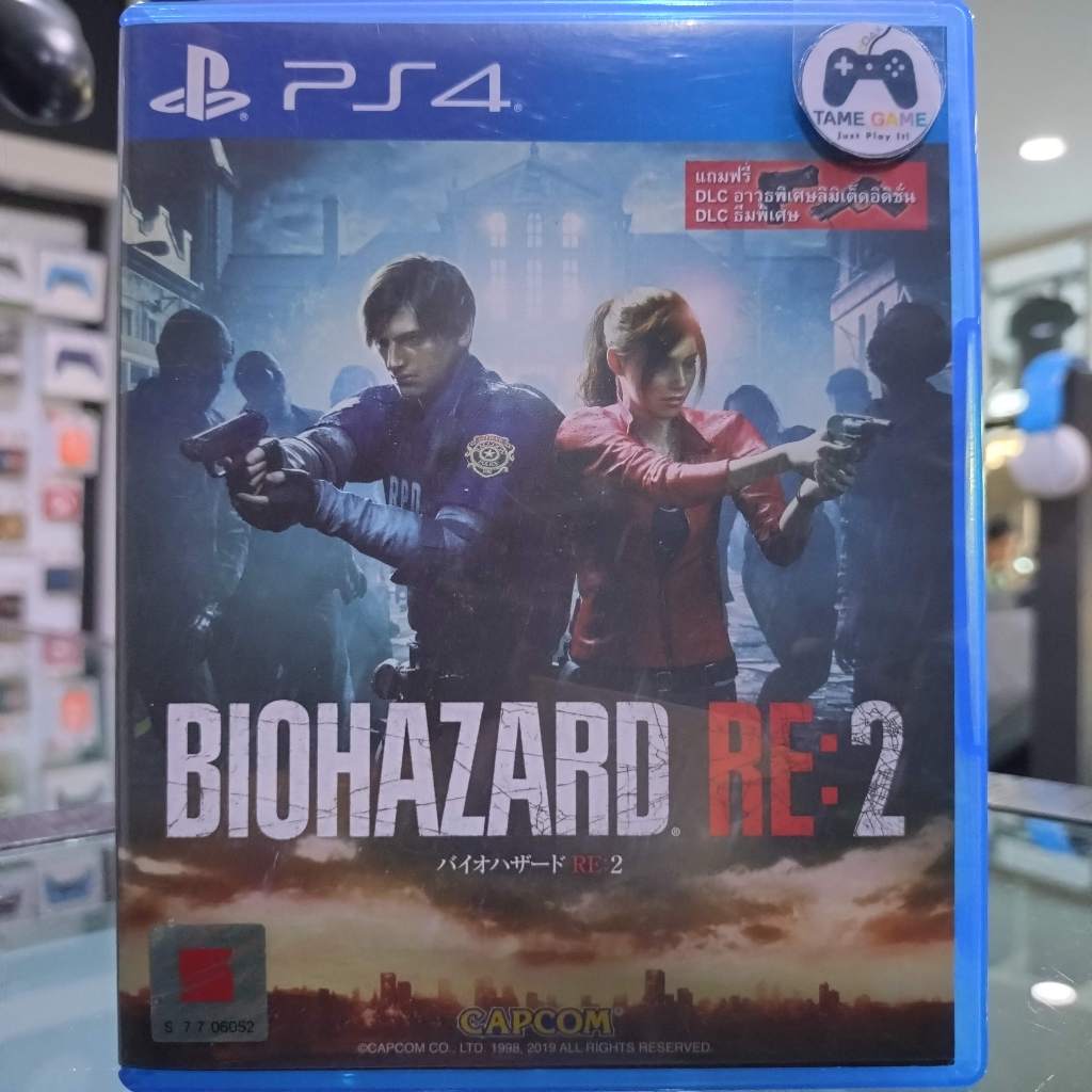 (ภาษาไทย) มือ2 PS4 Resident Evil 2 เกมPS4 แผ่นPS4 มือสอง (เล่นกับ PS5 ได้ RE2 RE 2 Biohazard 2 Biohazard2 Remake)