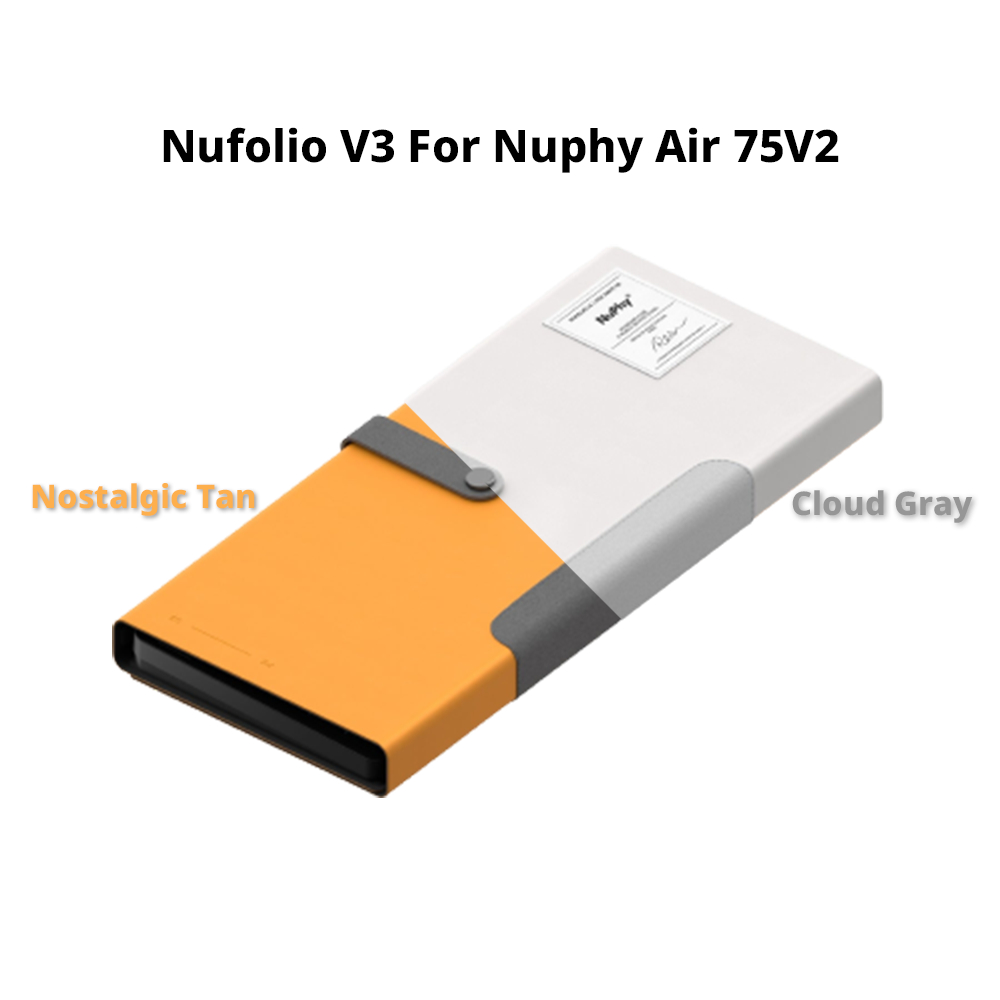]Nufolio V3 สำหรับ Nuphy Air 75 V2 กระเป๋าคีย์บอร์ด ซองใส่คีย์บอร์ด