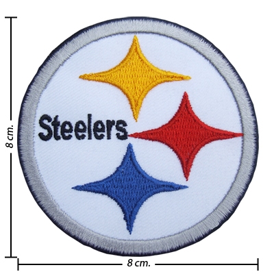 Pittsburgh Steelers พิตต์สเบิร์ก สตีลเลอร์ส อาร์มปักอเมริกันฟุตบอล NFL ตัวรีดติดเสื้อ อาร์มรีดติดเสื้อ อาร์มรีดแฟชั่น