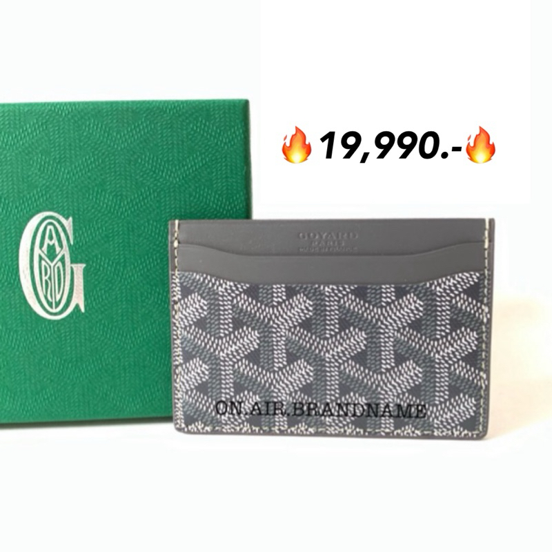 New goyard card holder สีเทาสวยมาก