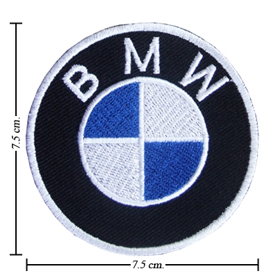 อาร์มปัก BMW ตัวรีดติดเสื้อ อาร์มบีเอ็มดับบลิว อาร์มรีดติดเสื้อ อาร์มโลโก้รถยนต์