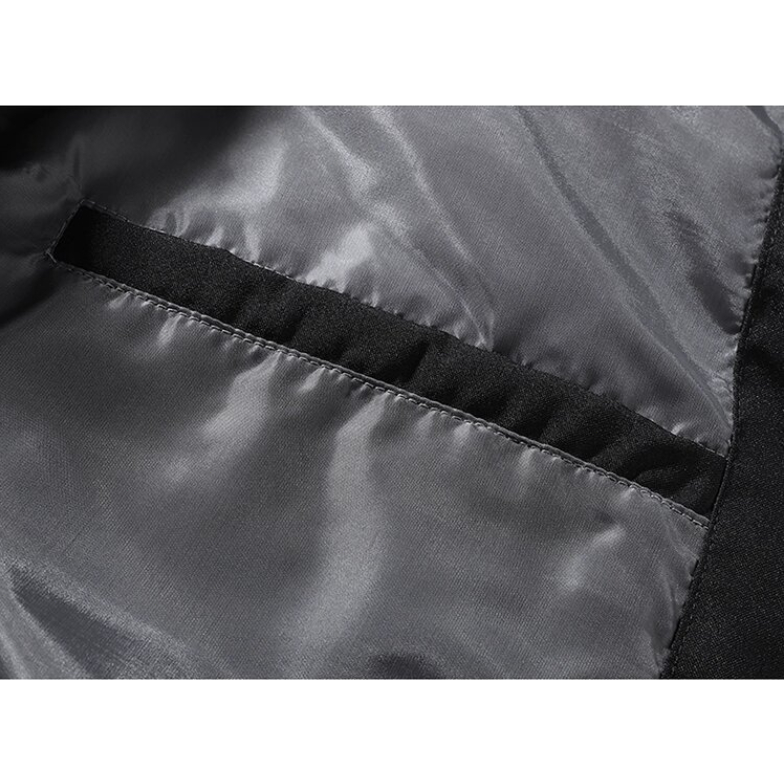 ZITY เสื้อแจ็กเก็ตกันหนาว แจ็คเก็ตคอปกยืน สีทึบ อบอุ่น คุณภาพสูง 7 สี แฟชั่นสําหรับคู่รัก ไซซ์ S - 5XL