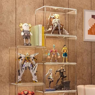 กล่องใส่โมเดล กล่องใส่ตุ๊กตาแบบใส กล่องใส่ art toy ความโปร่งใสสูง พลาสติกอย่างดี ทันสมัยและเรียบง่าย มีหลายขนาด