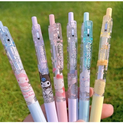 ปากกาเจล ลายการ์ตูน Sanrio ขนาด 0.5 มม. (สุ่มจํานวน 1 ชิ้น)