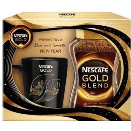 Nescafe Gold Rich and Smooth Instant Coffee 200g. + แก้ว (Gift Set) เนสกาแฟ โกลด์ กาแฟสำเร็จรูป กิ๊ฟเซ็ต