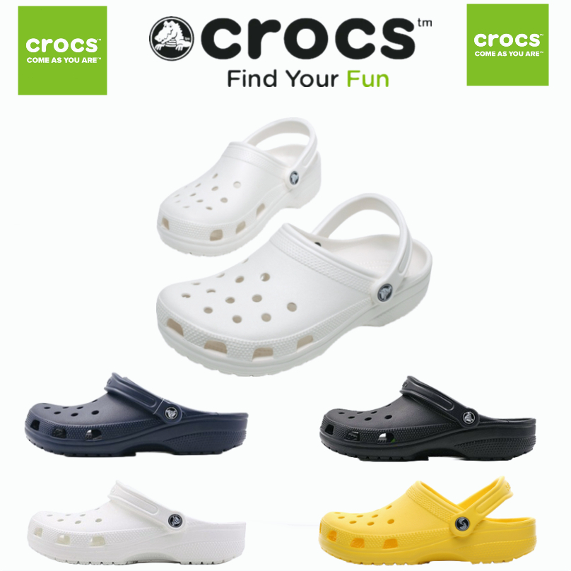 รองเท้าแตะแบบสวม รองเท้าหัวโต แท้ CRocS สวย เบามาก ใส่สบาย ผู้หญิงผู้ชายใส่ได้หมด แจกตัวติดรองเท้า