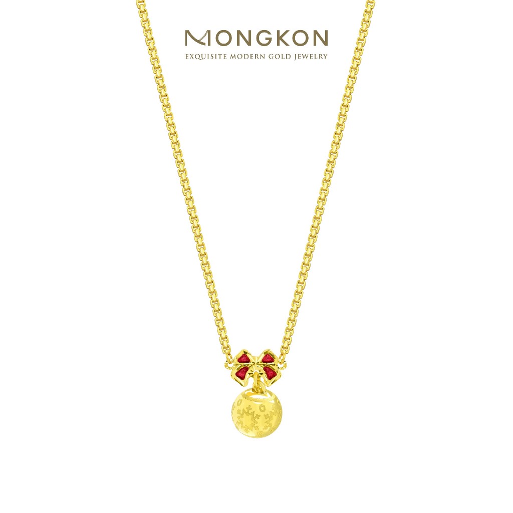 Mongkon Gold ทองคำแท้บริสุทธิ์สูง 96.5% สร้อยคอ 2 สลึง Snow is Calling