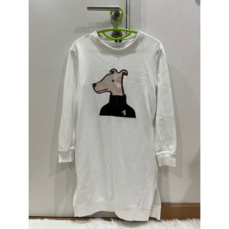 เสื้อ dress smileyhound สีขาว