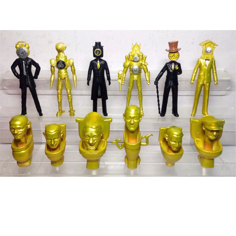 เซ็ทโมเดล Skibidi toilet ไททั่นคอกแมน 12 pcs V08 พร้อมส่งในประเทศไทย