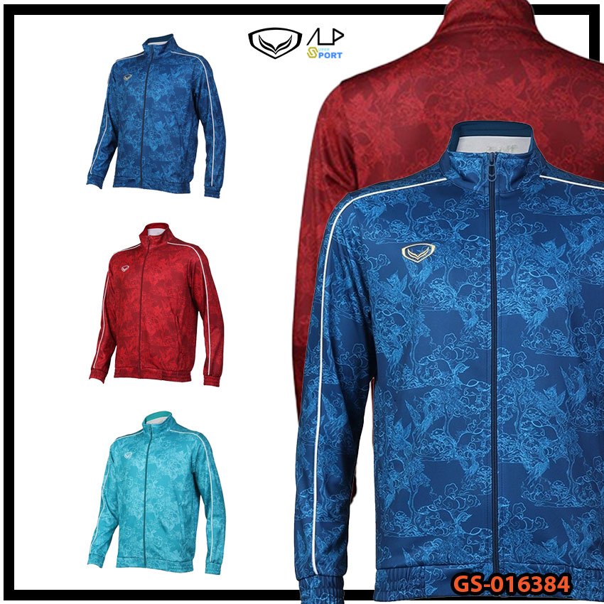 💥ลดโหดสูงสุด 1,000 บาท💥 GRAND SPORT รุ่น 016384 เสื้อวอร์มแกรนด์สปอร์ต พิมพ์ไดเร็กไหล่ แท้100%