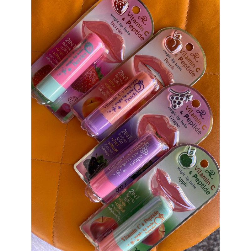 AR VITAMIN C & PEPTIDE MAGIC LIP BALM-BERRIES เออาร์ วิตามินซี ปอนด์เปปไทด์ เมจิก ลิป บาล์ม-เบอร์รี่ ขนาด 3.42 กรัม. - รูปที่ 5