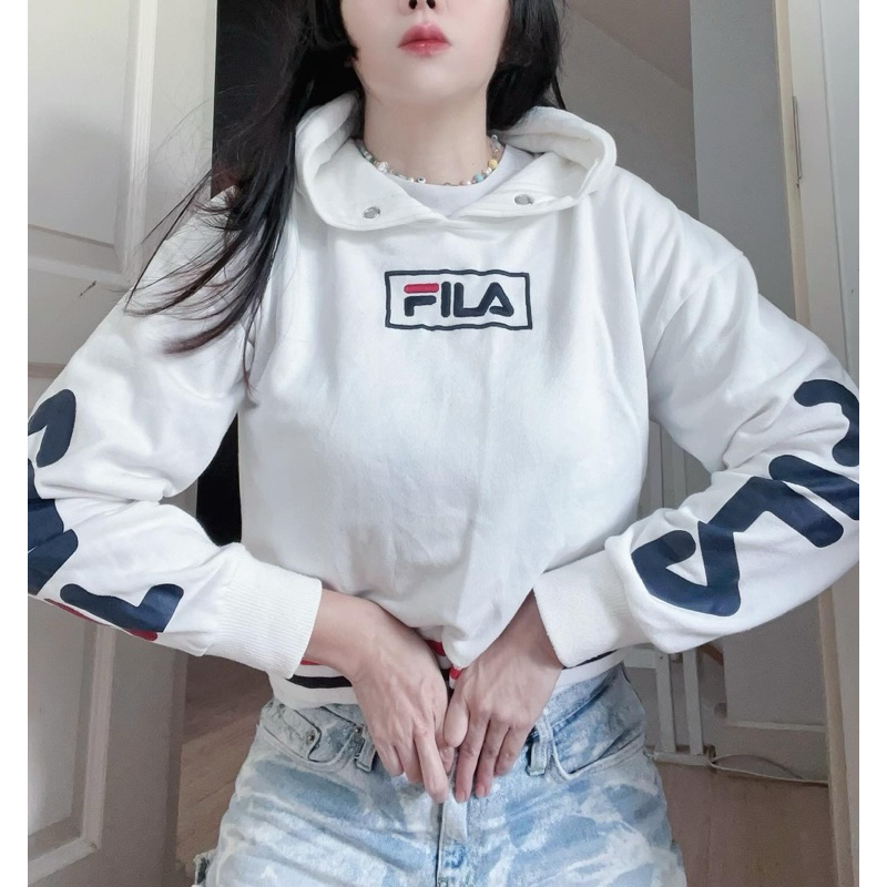 hoodie crop มือสอง sweatshirt