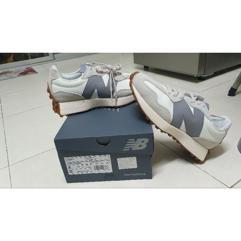 New balance 327 ผู้ชาย สีขาว-เทา