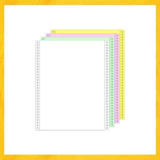 กระดาษต่อเนื่องเคมี 9*11 4ชั้นTKS**ขนาดA4**(ขาว/เขียว/ชมพู/เหลือง)**(สั่งไม่เกิน 2 กล่อง/ออเดอร์)**