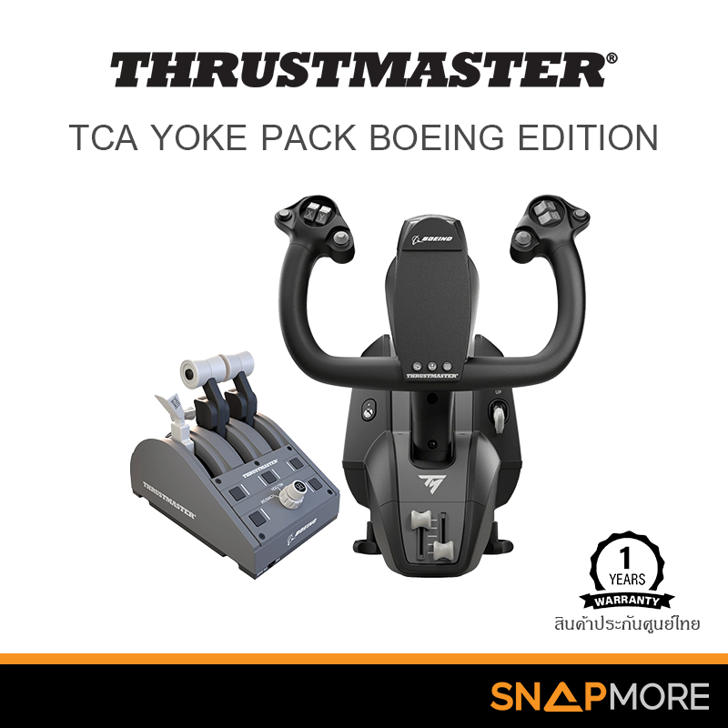 Thrustmaster ชุดจอยขับเครื่องบิน Thrustmaster TCA Yoke Pack Boeing Edition (4460210)