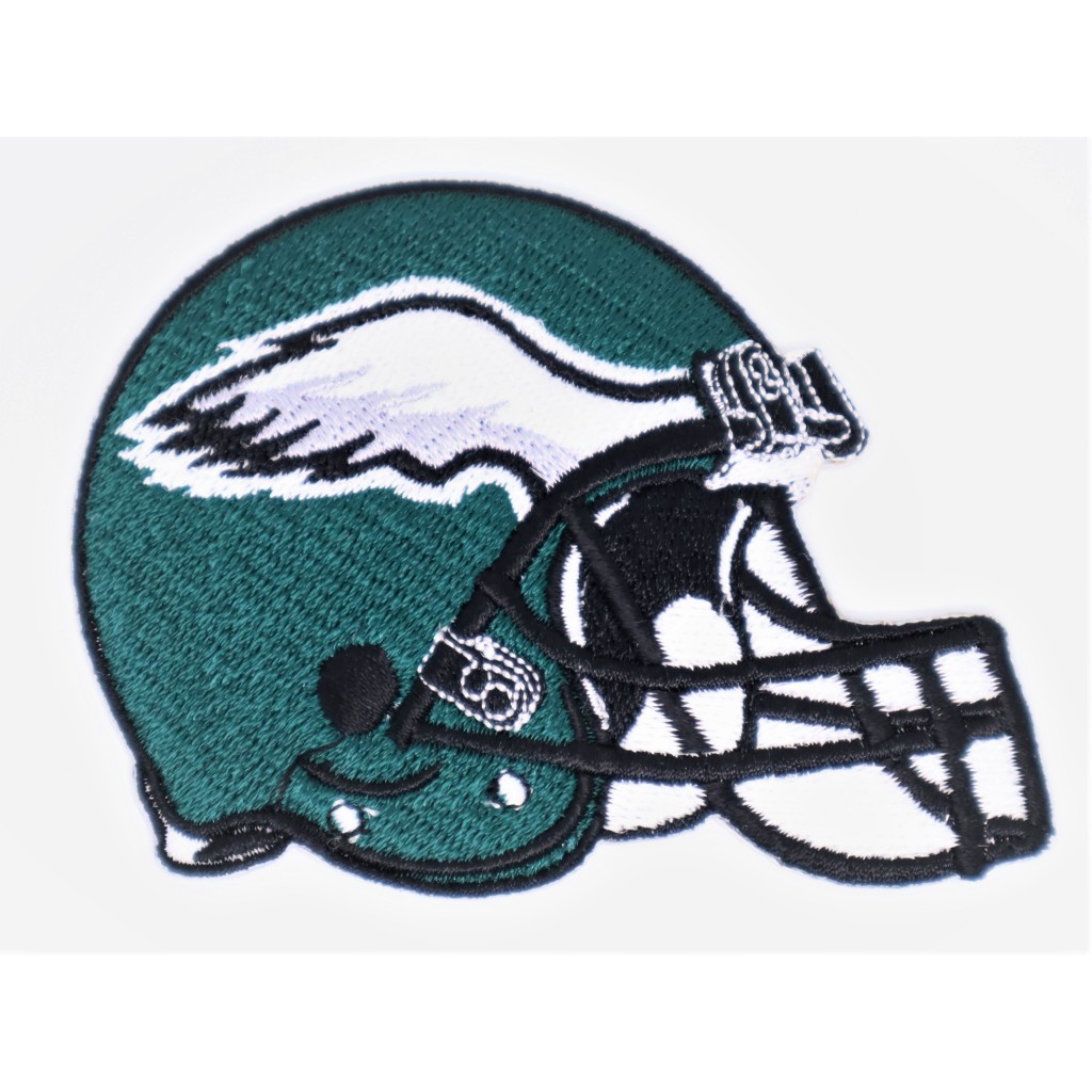 Philadelphia Eagles Helmet ฟิลาเดลเฟีย อีเกิลส์ อาร์มปัก NFL ตัวรีดติดเสื้อ อาร์มรีดติดเสื้อกีฬา อาร