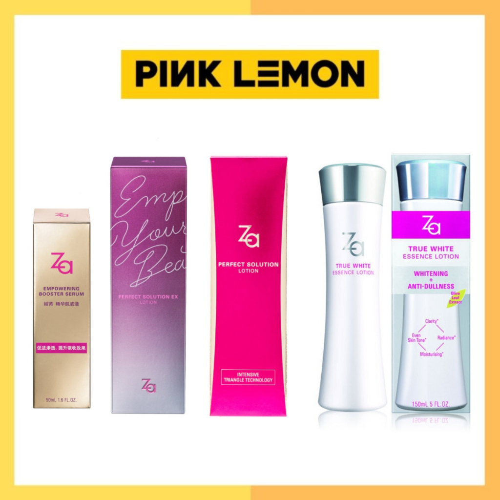 ✷ พร้อมส่ง!!! ✷ Za ซีเอ เพอร์เฟค โลชั่น 150มล./บูสเตอร์ เซรั่ม 50มล. (มี 4 สูตร)