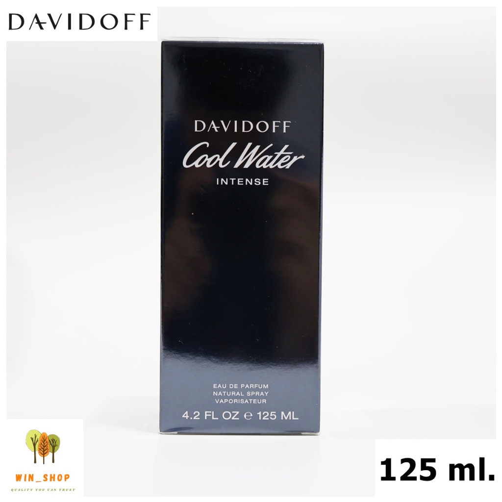 Davidoff Cool Water Intense for men EDP 125 ml. น้ำหอมแท้ กล่องซีล