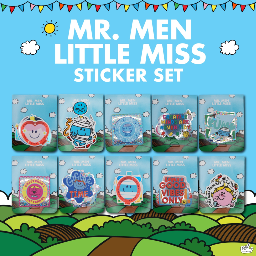 Mr.Men Little Miss SET Sticker